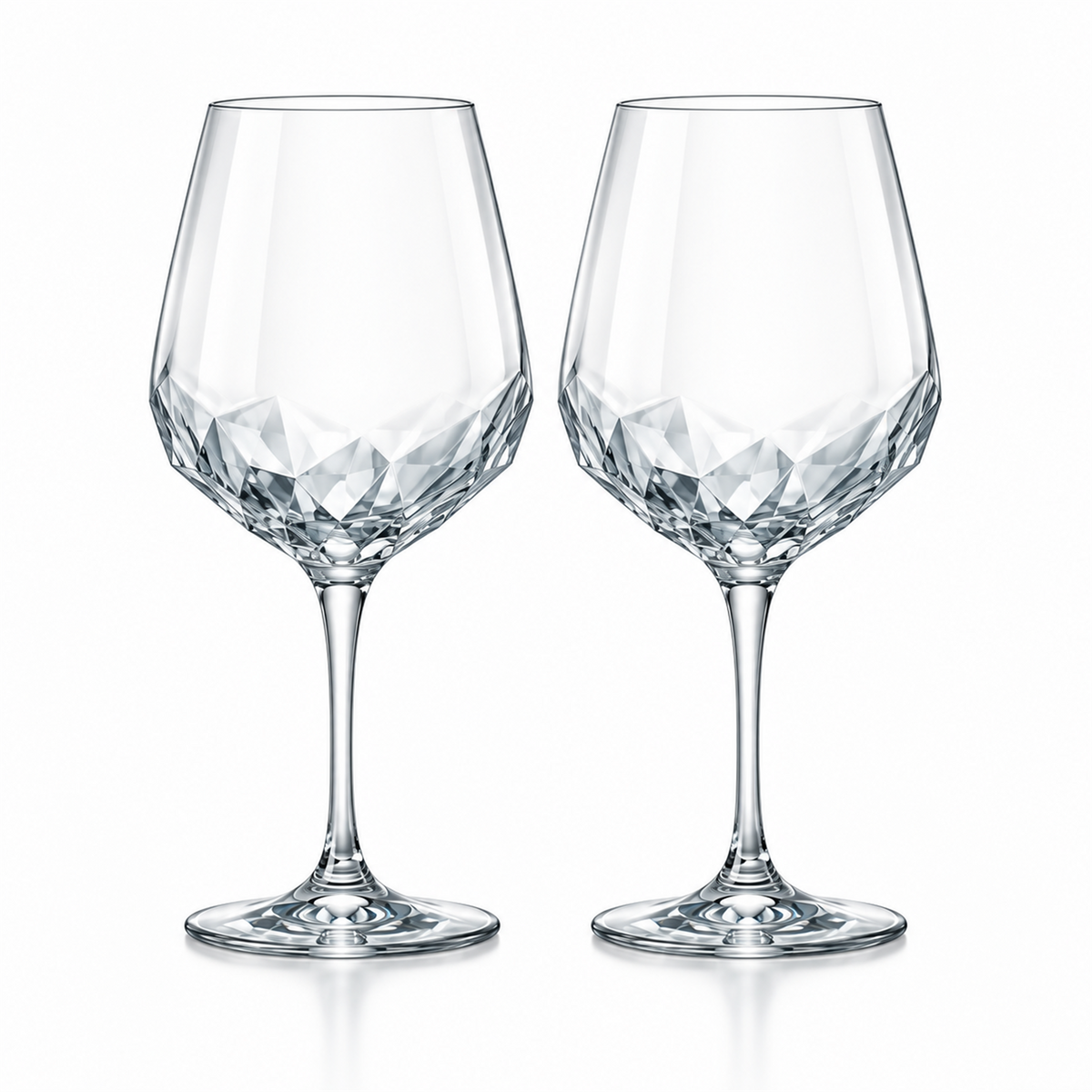 Glacier Facet White Wine Glass – Set of 2