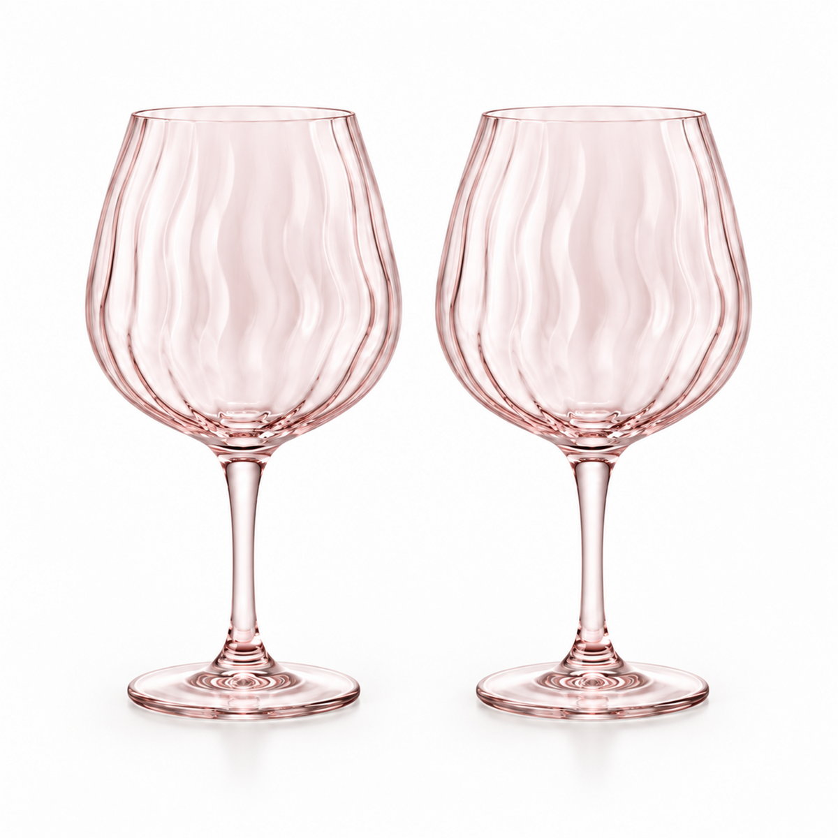 Vintage Wave White Wine Glass – Set of 2