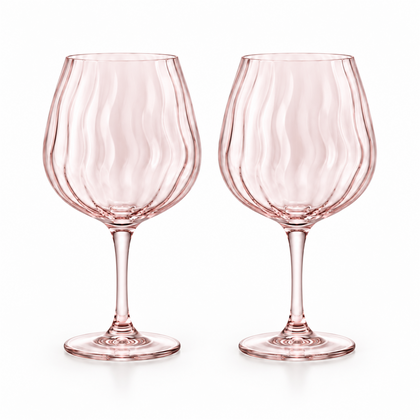 Vintage Wave White Wine Glass – Set of 2
