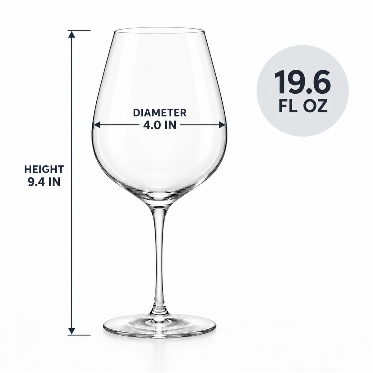 Nordic Thin Wall Red Wine Glass – Set of 2