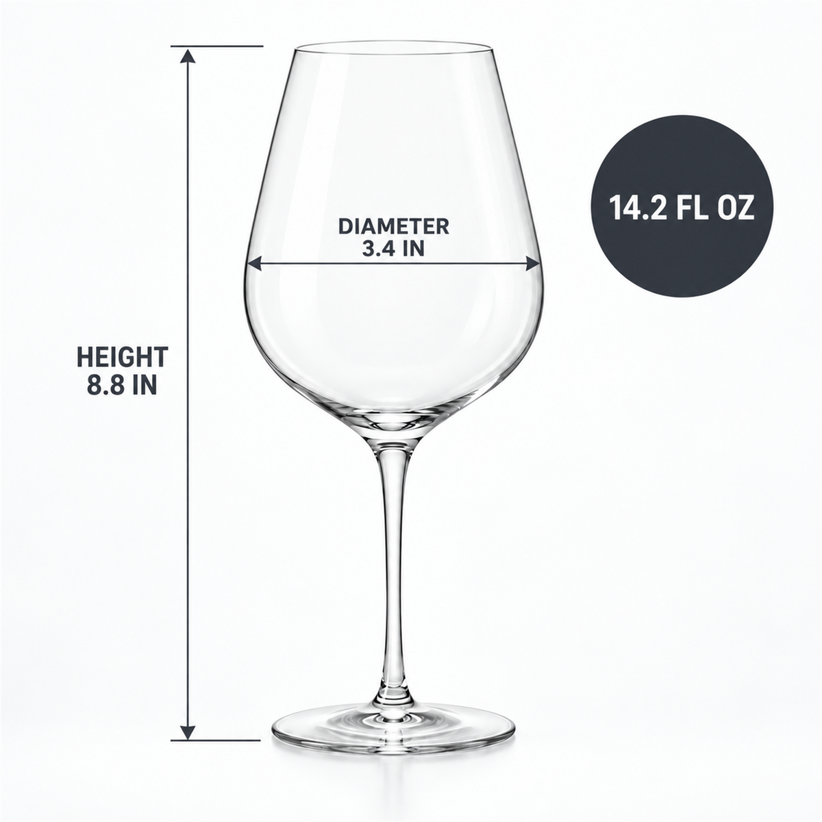 Nordic Thin Wall White Wine Glass – Set of 2