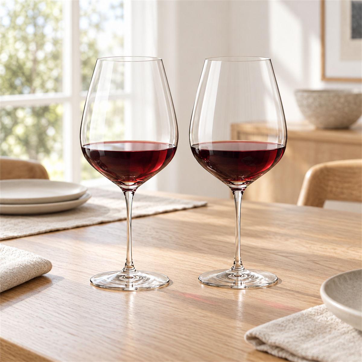 Nordic Thin Wall Red Wine Glass – Set of 2