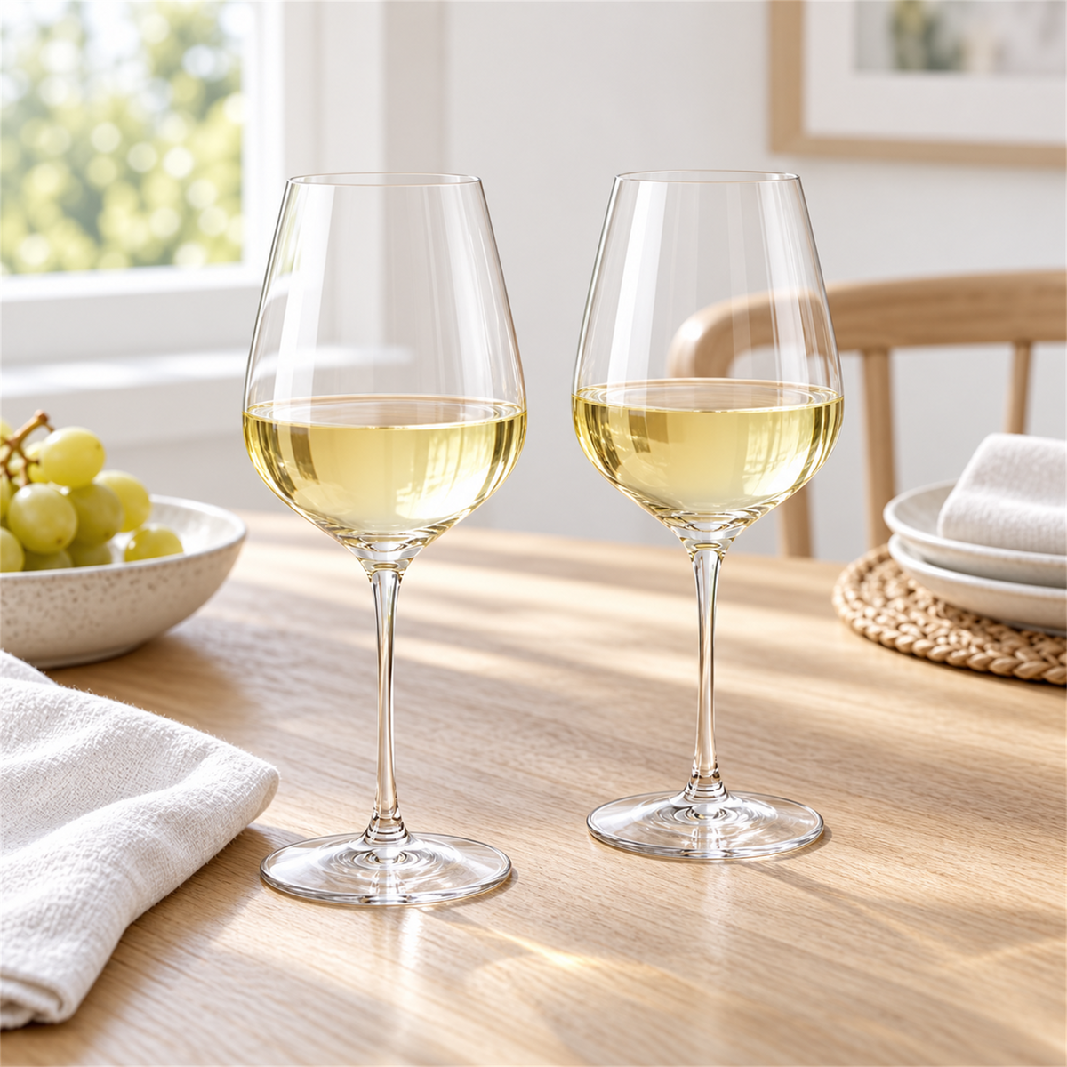 Nordic Thin Wall White Wine Glass – Set of 2