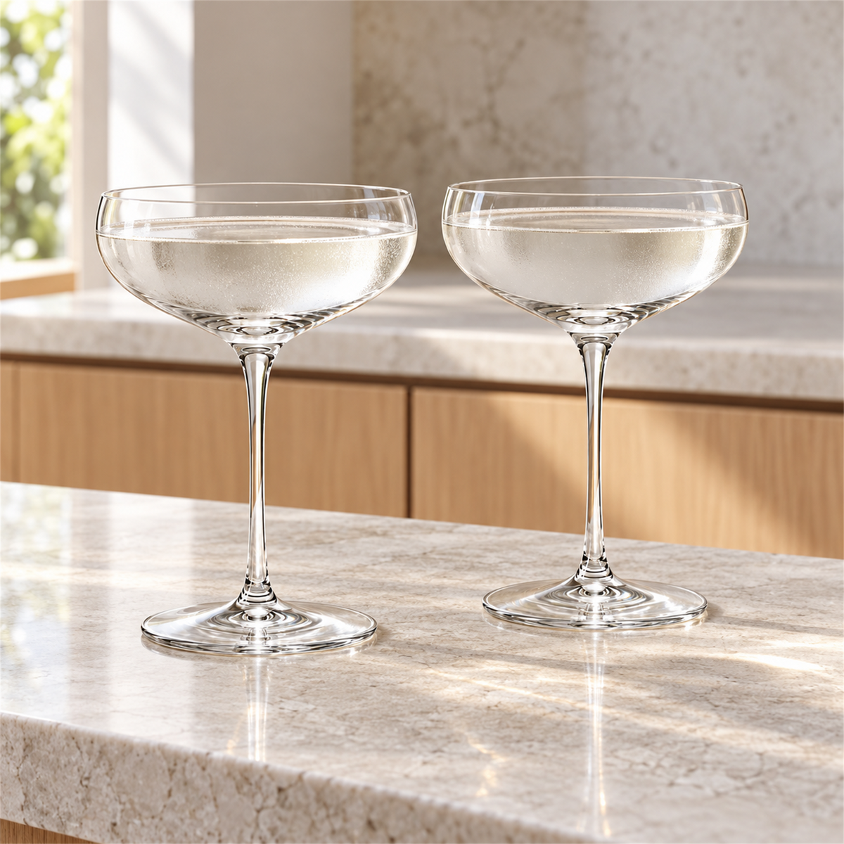 Nordic Thin Wall Coupe Cocktail Glass – Set of 2