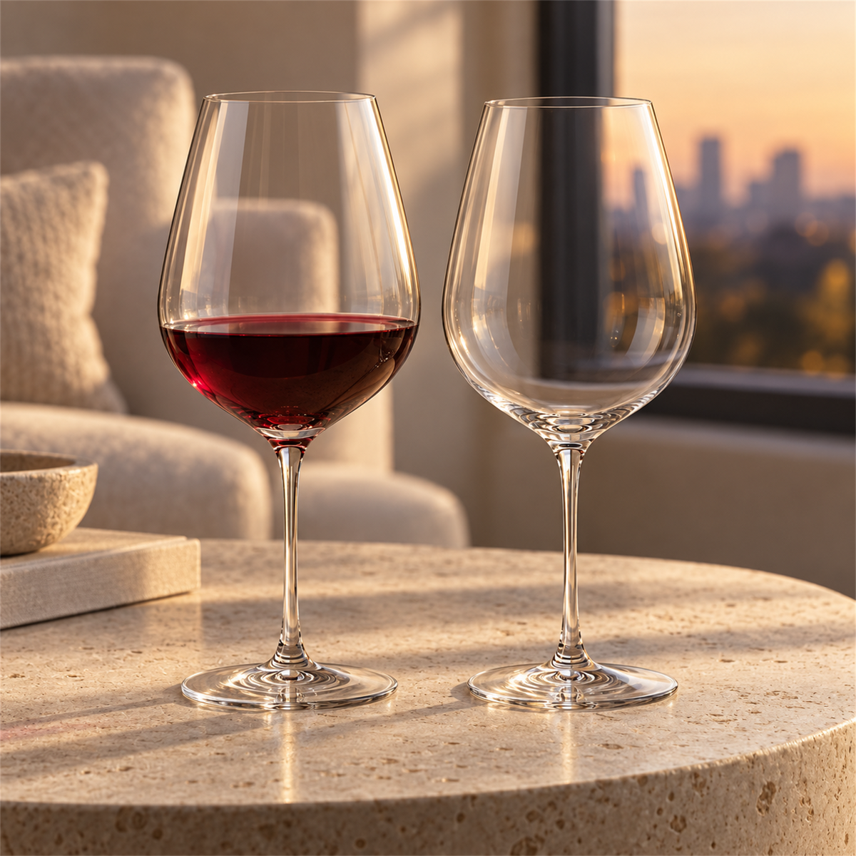 Nordic Thin Wall Red Wine Glass – Set of 2