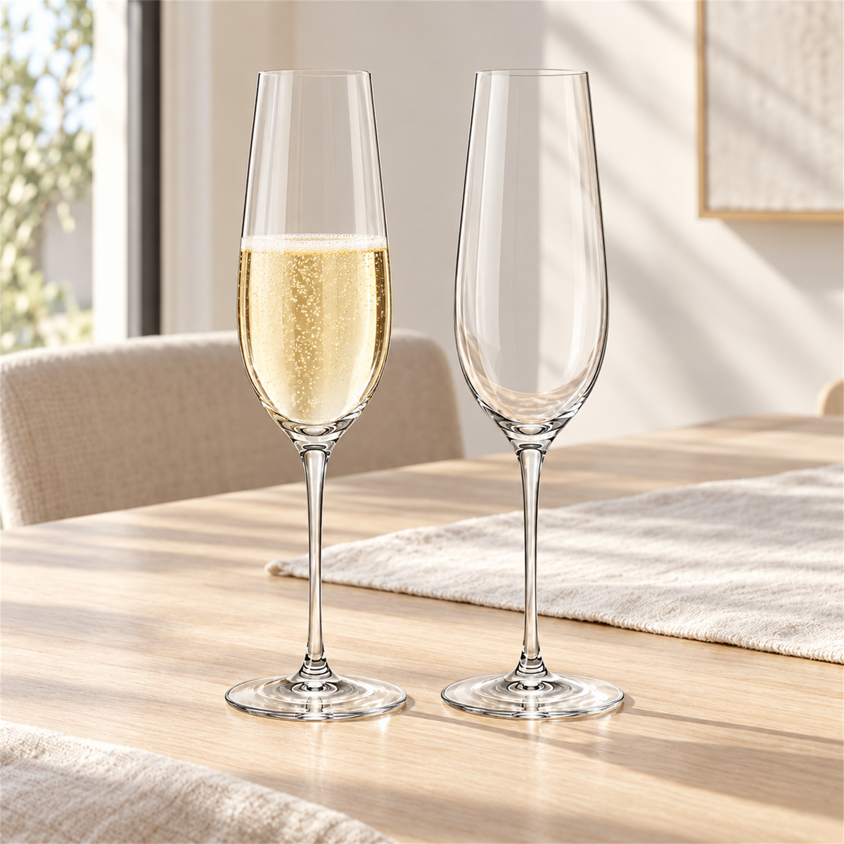 Nordic Thin Wall Champagne Flute – Set of 2